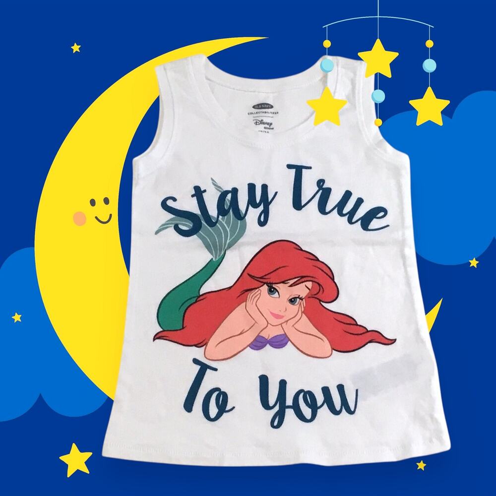 Old Navy Disney Ariel Tank Top 3T New NWOT
